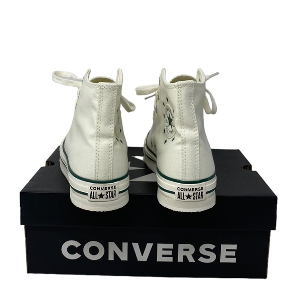 Converse Ctas Lift White Canvas Platform Sneakers Casual Women's A09772C-WWWGSG - Picture 4 of 8
